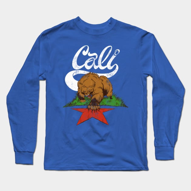 CALI BEAR Long Sleeve T-Shirt by Figzy